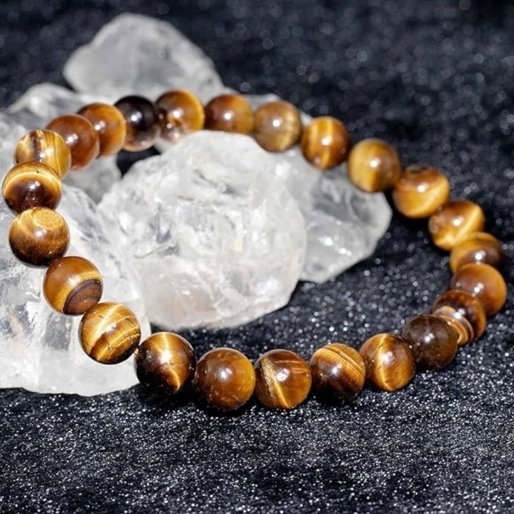 Tiger Eye Crystal Quartz Bracelet